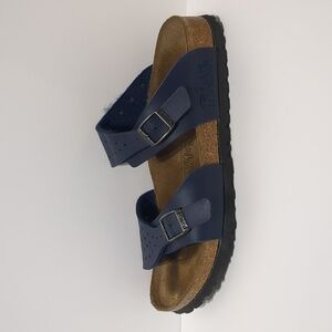 Birkenstock Birki's Navy Blue Sandal women size 6